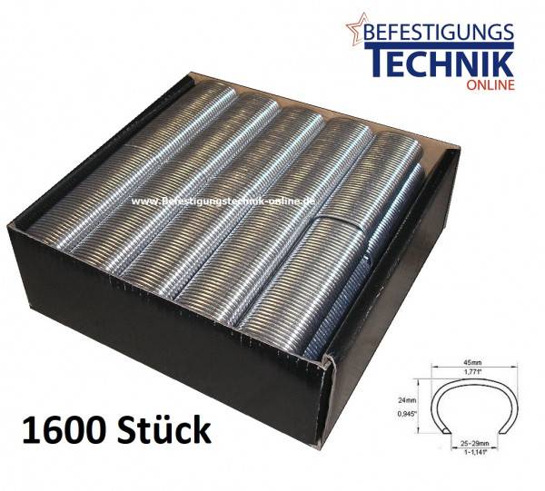 C-RING Klammer Hog RING 11RG40 11GA verzinkt CL45 Flex für Gabionen Zange 1.6M KL-93