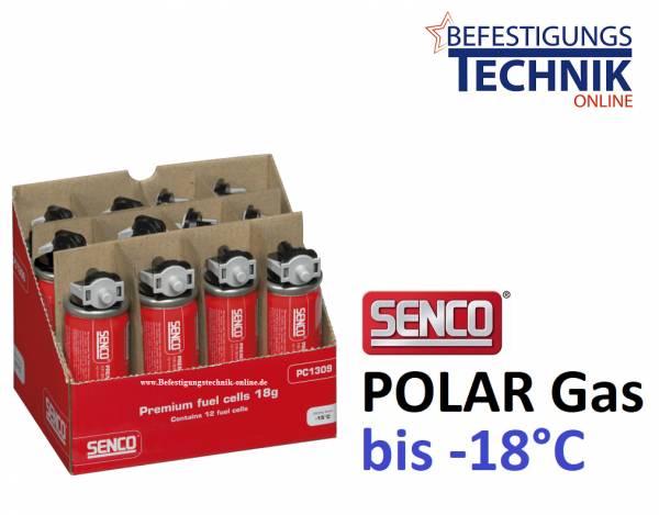 12x Gaskartuschen Polar Gas gelber Ring für Senco Paslode Tjep Makita Hitachi BeA 80mm 30ml