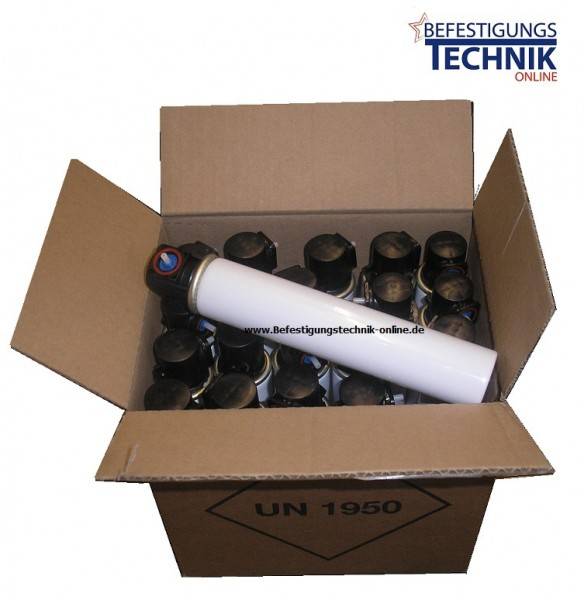 12x Gaskartusche Fuel Cell Gas rot für Powers Paslode BeA Tjep Montana Makita Hitachi 165mm 80ml.