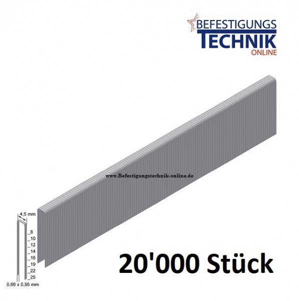Klammern 8mm verzinkt für Bostitch 21697B-E Serie 93 Prebena O 1M-O25SDS-S10 KL-30 20M