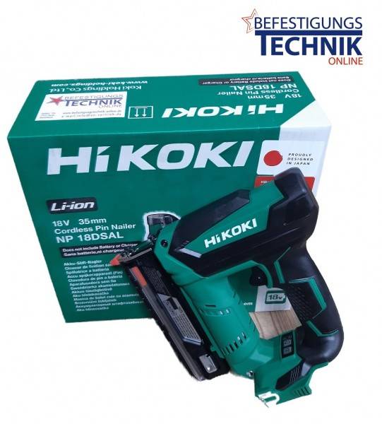 Hikoki NP18DSAL Akku Pin Nagler 15-35mm für 0,6mm Pins ohne Kopf Makita DPT353Z ST-01