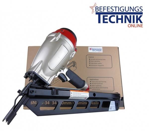 Druckluft Streifennagler PSN100.1 50-100mm für 34° DNW Streifennägel Paslode Prebena BeA