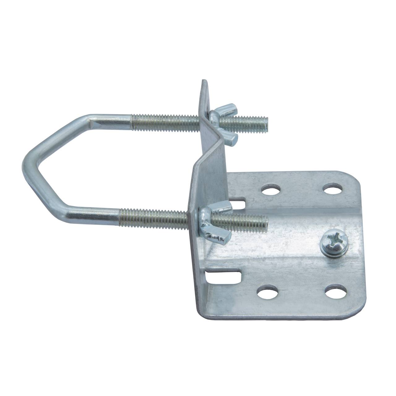 PremiumX Mastfuß Stahl verzinkt 20-60mm Durchmesser Halterung für Satelliten-Schüssel Rohr Antennenmast