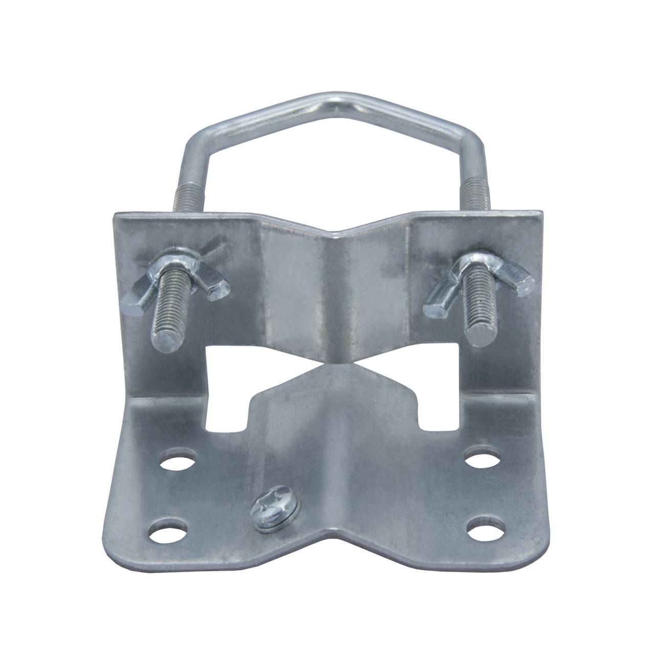 PremiumX Mastfuß Stahl verzinkt 20-60mm Durchmesser Halterung für Satelliten-Schüssel Rohr Antennenmast