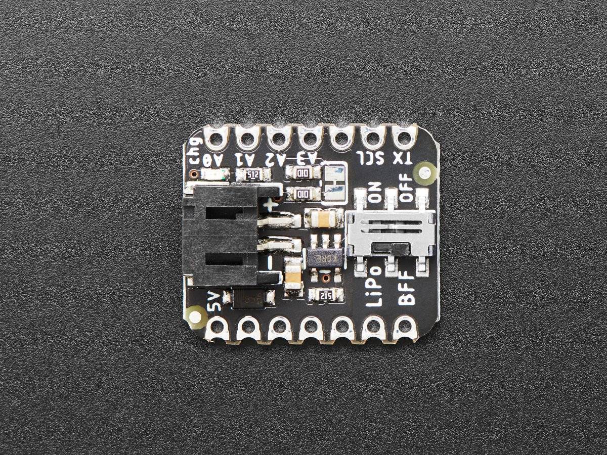 Adafruit LiIon or LiPoly Charger for QT Py BFF Add-On 200mA Charge Current 5397