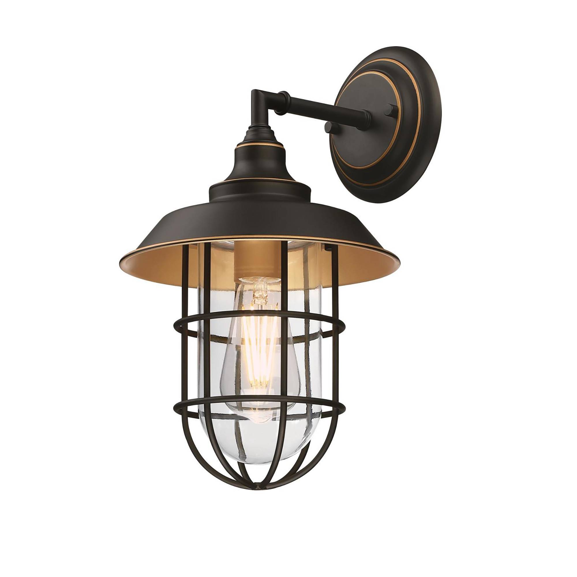 Außen Wandleuchte Iron Hill Bronze Einflammig