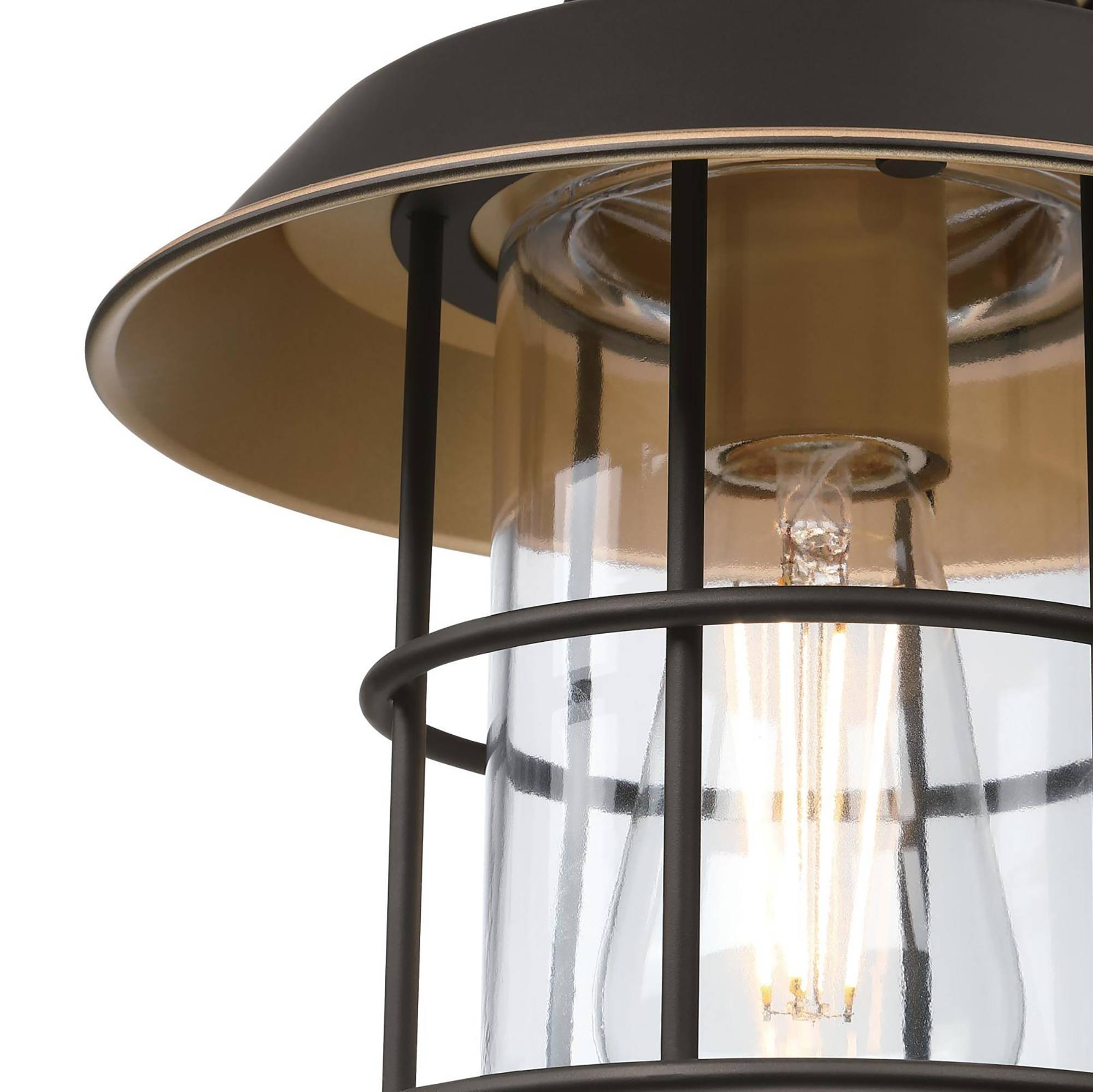 Außen Wandleuchte Iron Hill Bronze Einflammig