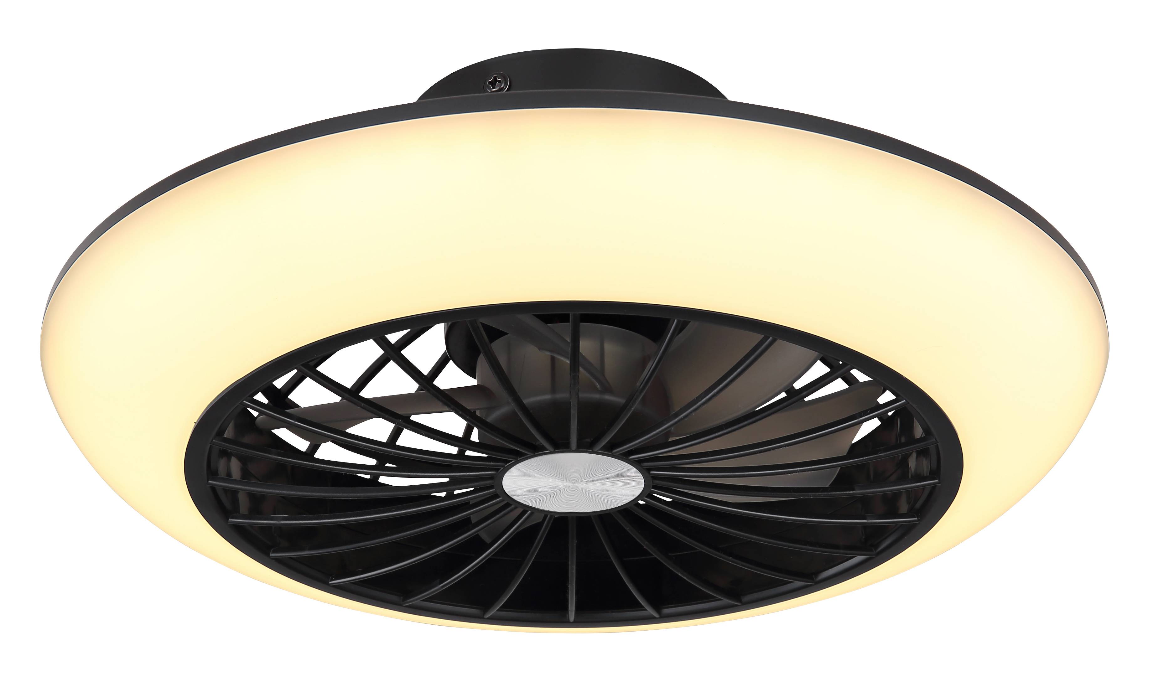 Deckenventilator Lafee Schwarz mit LED