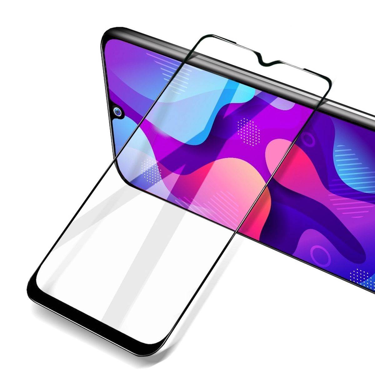 Schutzglas 9D Full Covered Keramik für Xiaomi Redmi 10 Power Premium Tempered Glas Displayglas Schutzfolie Anti-Finger