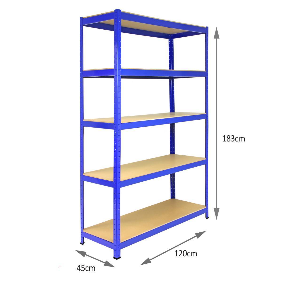 Monster Racking T-Rax Lagerregal 120cm x 45cm x 180cm Blau