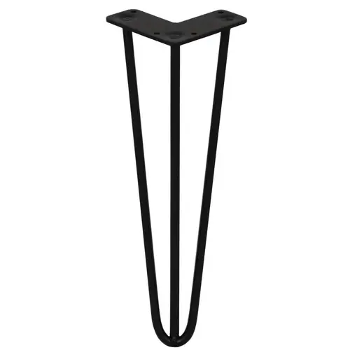 SKISKI LEGS 4 x 3 Streben Hairpin-Tischbeine 35.5cm H 10mm D Schwarz SKISKI LEGS 4 x 3 Streben Hairpin-Tischbeine 35.5cm H 10mm D Schwarz