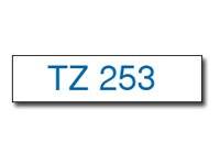 Brother - Blau auf weiß - Rolle (2,4 cm x 8 m) 1 Kassette(n) laminiertes Band - für P-Touch PT-1400, 1600, 1650, 2310, 2