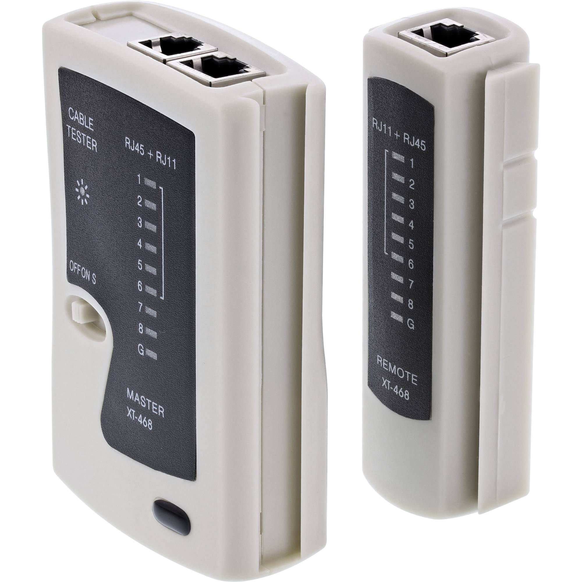 INLINE - Tester für RJ45 Kabel mit 9 LED