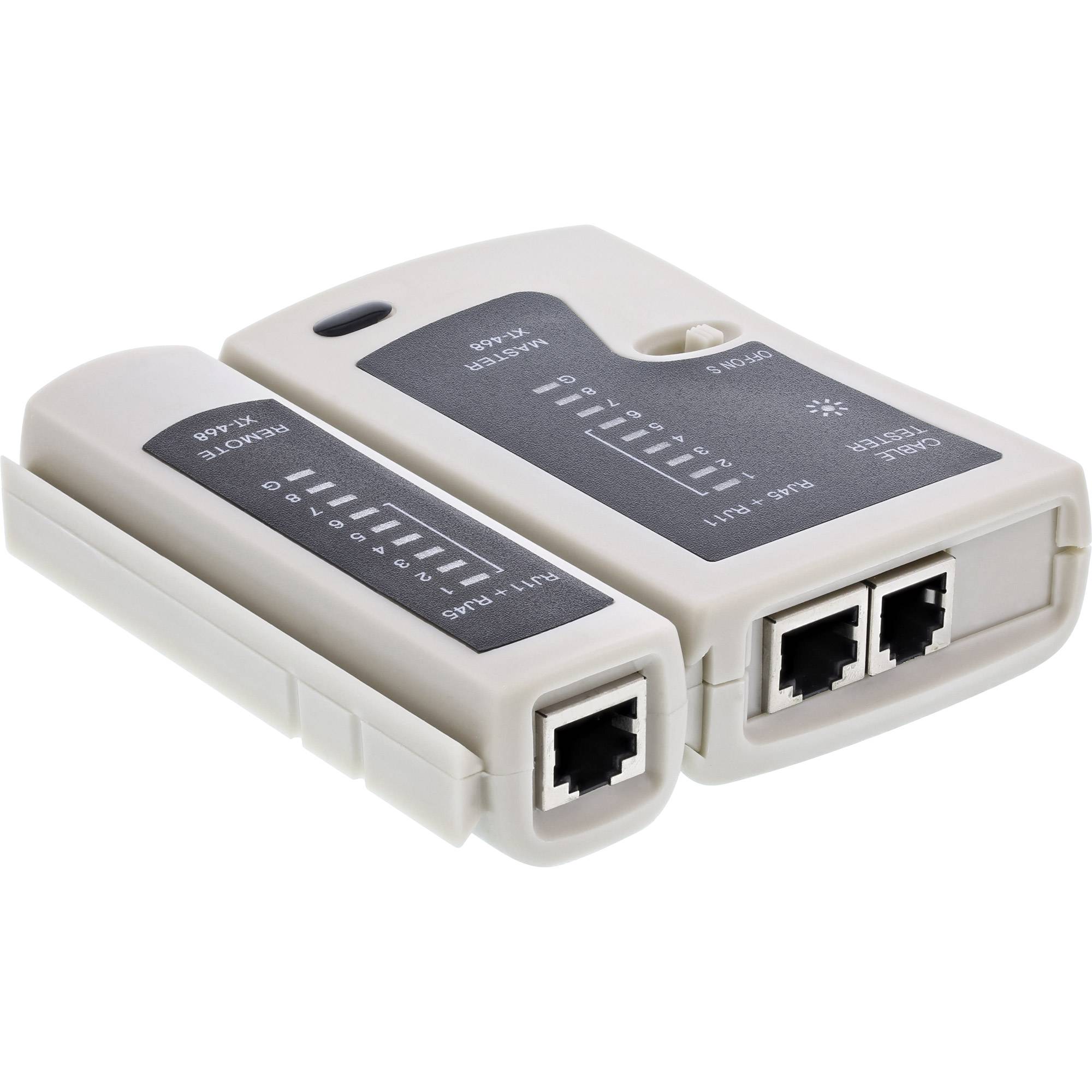 INLINE - Tester für RJ45 Kabel mit 9 LED