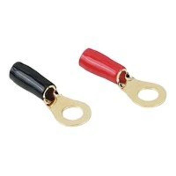 Hama Ring cable capsule, M8 - Kabelklemmen - 10 mm² - geschlossen - Schwarz, Rot