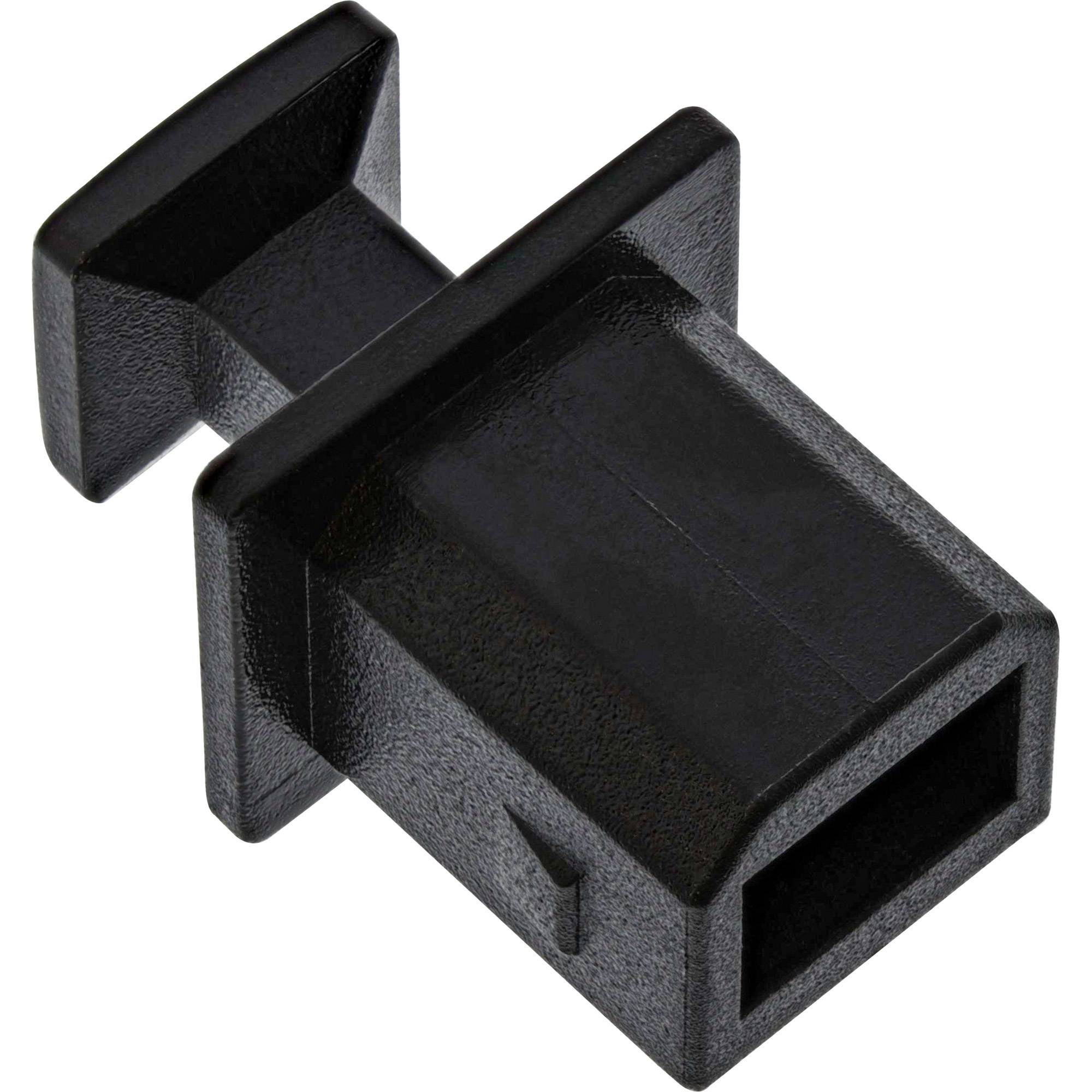 INLINE - Staubschutz - für USB-B Buchse - schwarz 50er Pack