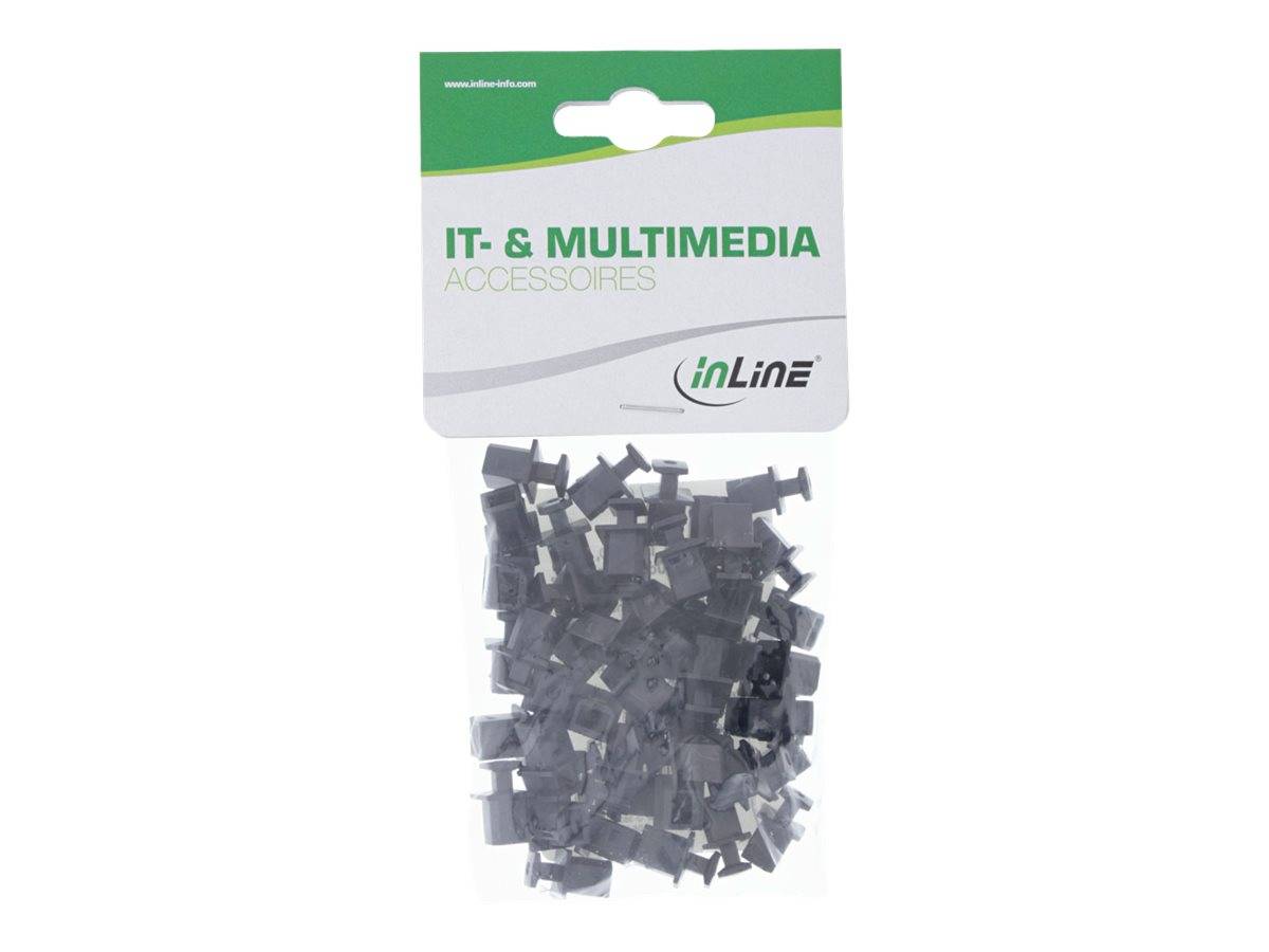 INLINE - Staubschutz - für USB-B Buchse - schwarz 50er Pack