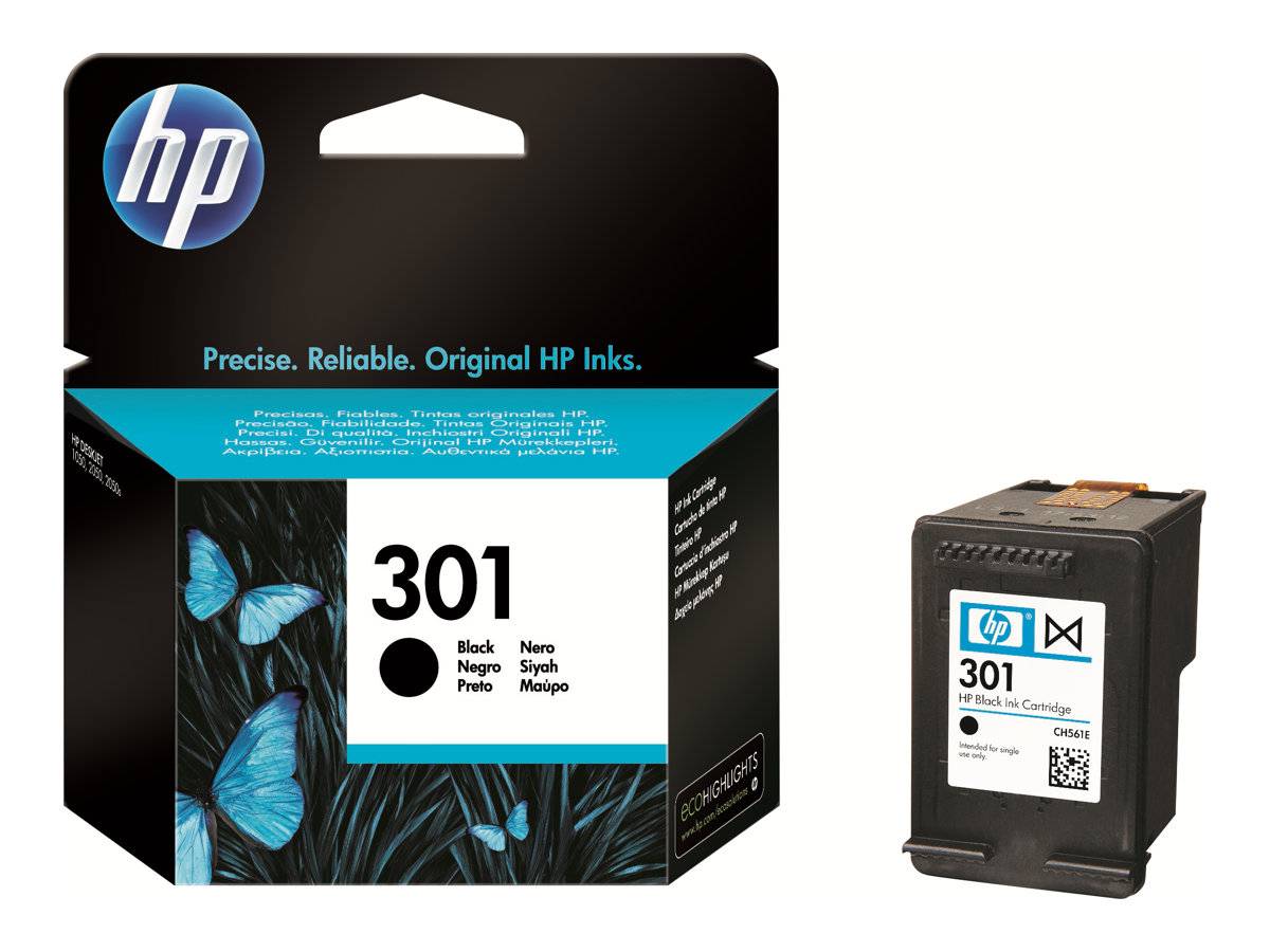 HP 301 - 3 ml - Schwarz - original - Tintenpatrone