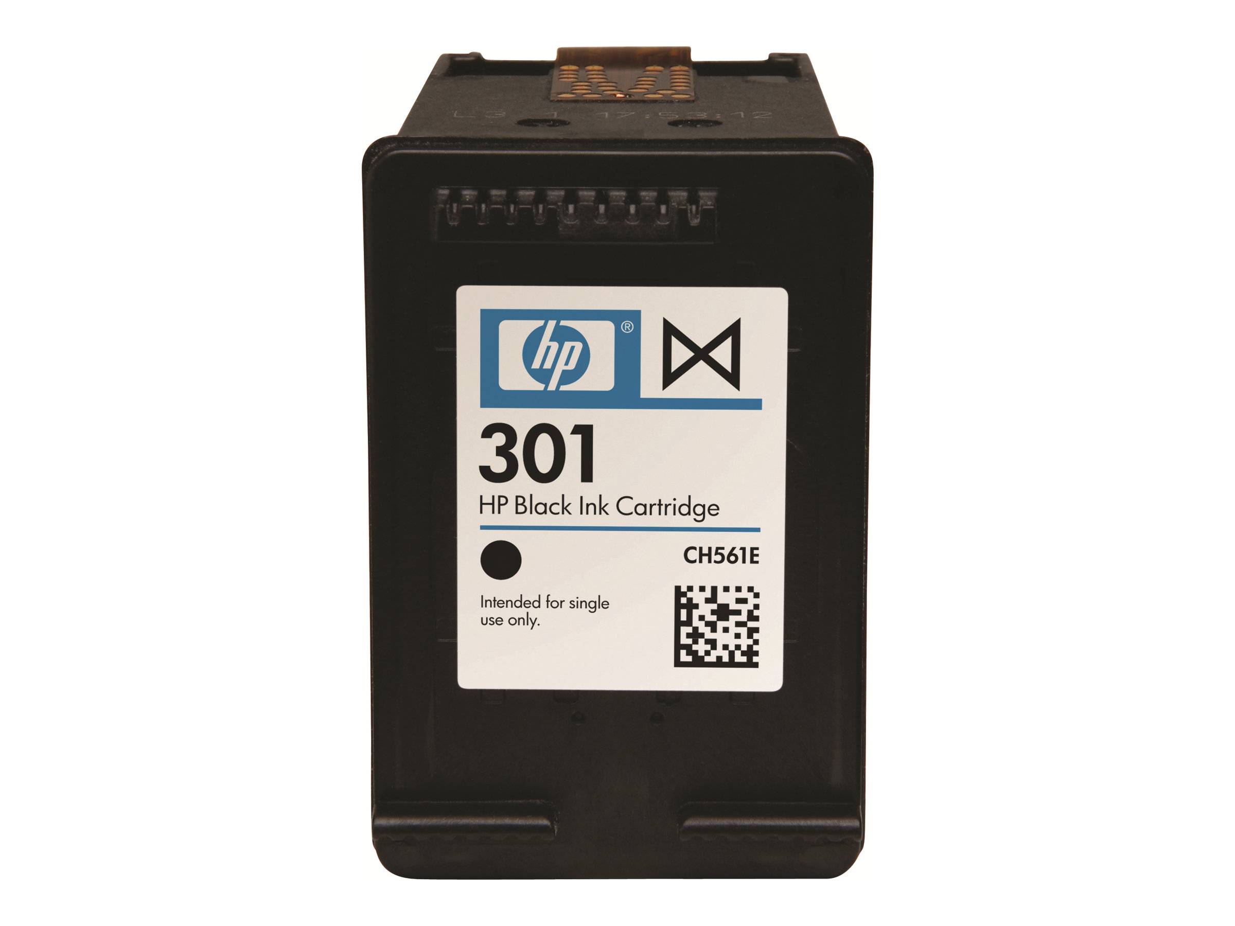 HP 301 - 3 ml - Schwarz - original - Tintenpatrone