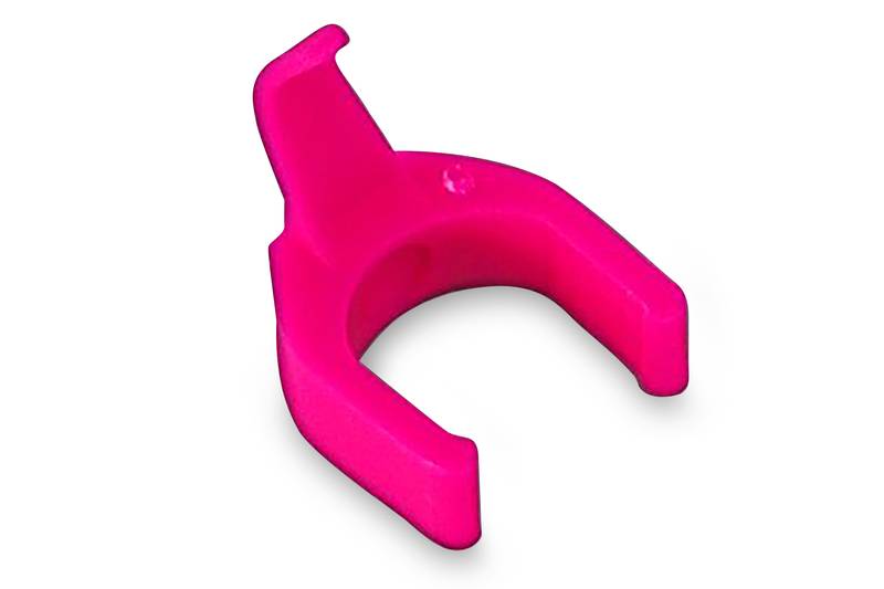 PatchSee PatchClip - Kabelklammer - fluoreszierend rosa (Packung mit 50)