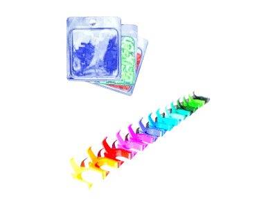 PatchSee PatchClip VI/PC - Farbcodierung für Stecker - violett (Packung mit 50)