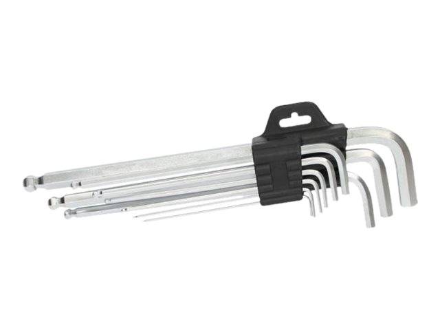INLINE - Sechskant Schlüssel-Set - lang - 9-teilig