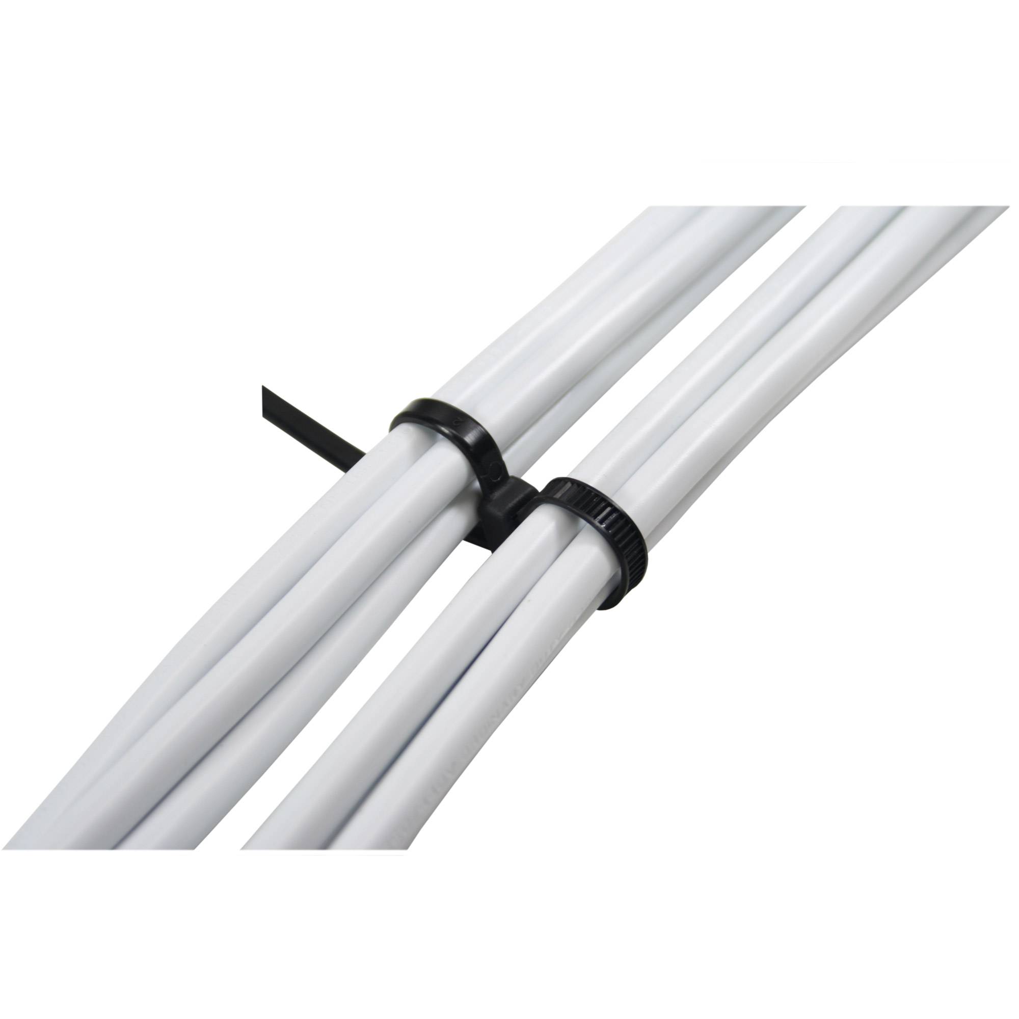 INLINE - Kabelbinder mit Doppelkopf - Länge 300mm - Breite 4,8mm - 100 Stück