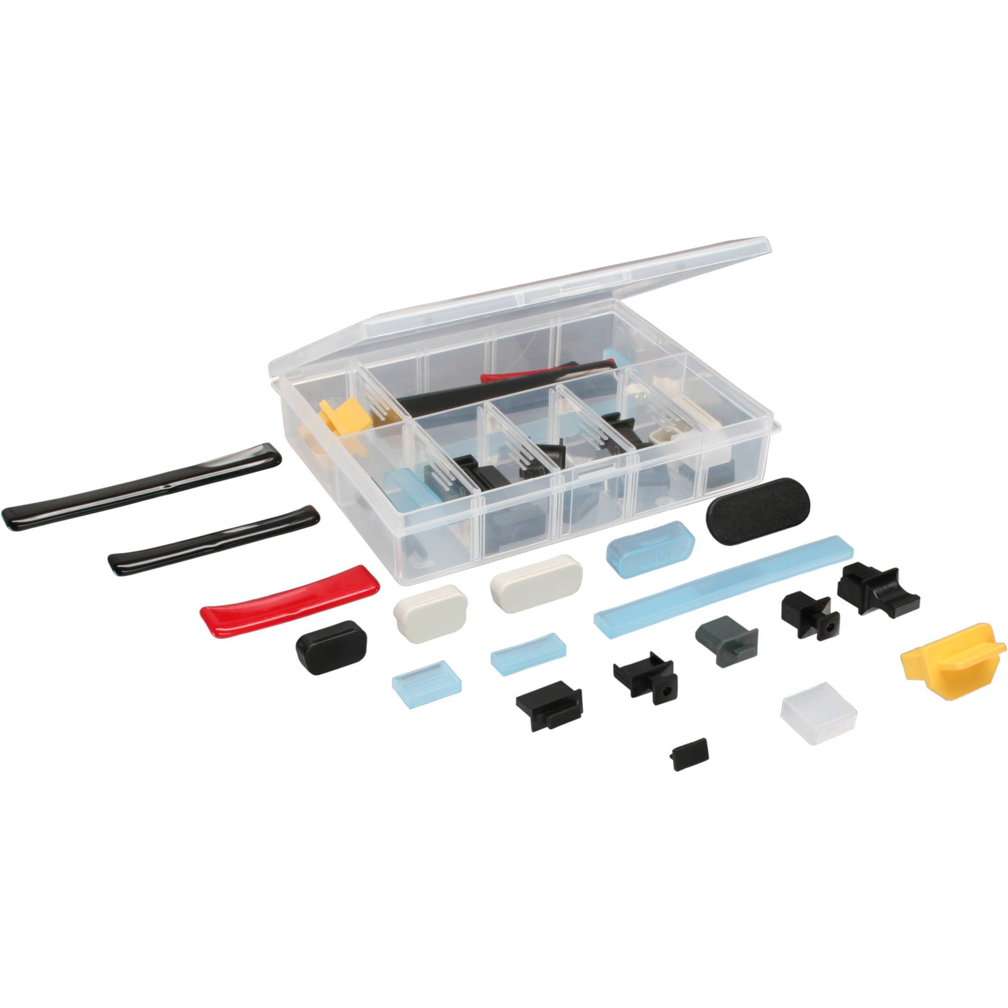 INLINE - Staubschutz-Set - für Computer-Schnittstellen - 44-teilig