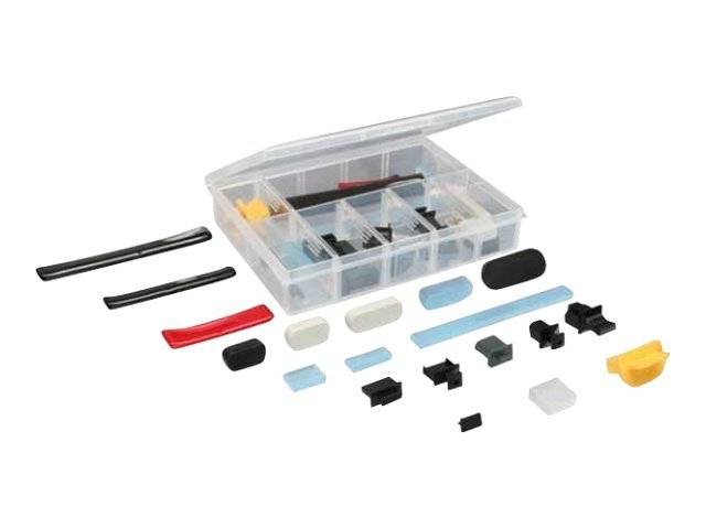 INLINE - Staubschutz-Set - für Computer-Schnittstellen - 44-teilig