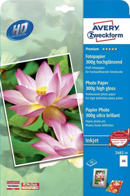 Avery Zweckform Premium Inkjet Photo Paper 2482