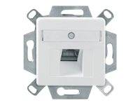Dätwyler - Anschlussdose, Unterputz - CAT 6a - STP - RJ-45 - Pure White, RAL 9010