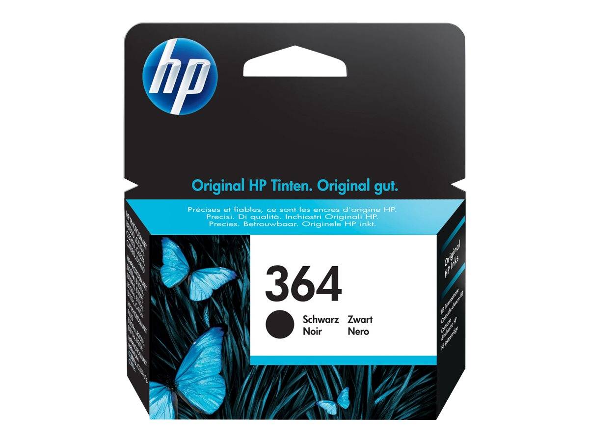 HP 364 - Schwarz - Original - Tintenpatrone - für Deskjet 35XX, Photosmart 55XX, 55XX B111, 65XX, 65XX B211, 7510 C311,