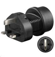 MicroConnect Universal adapter UK/Schuko - Adapter für Power Connector - power CEE 7/7 (W)