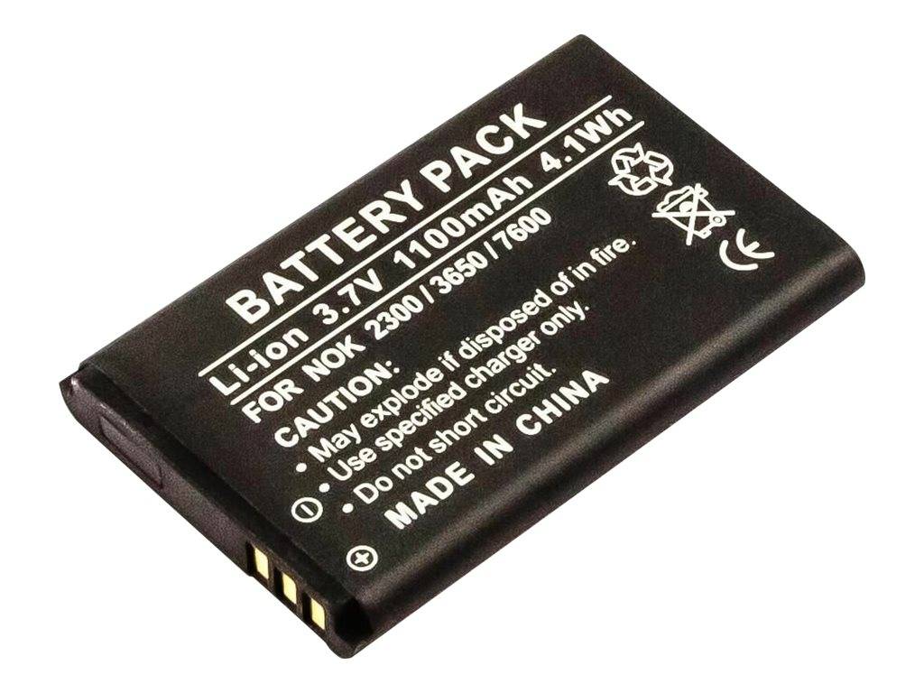 CoreParts Mobile - Batterie - Li-Ion - 1100 mAh - Schwarz - für Nokia 10X, 111, 12XX, 130, 16XX, 1800, 20X, 215, 222, 27