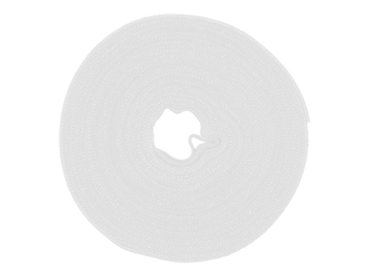 InLine Kabelbinder - Klettverschlussband 16mm - weiß - 10m - Weiss