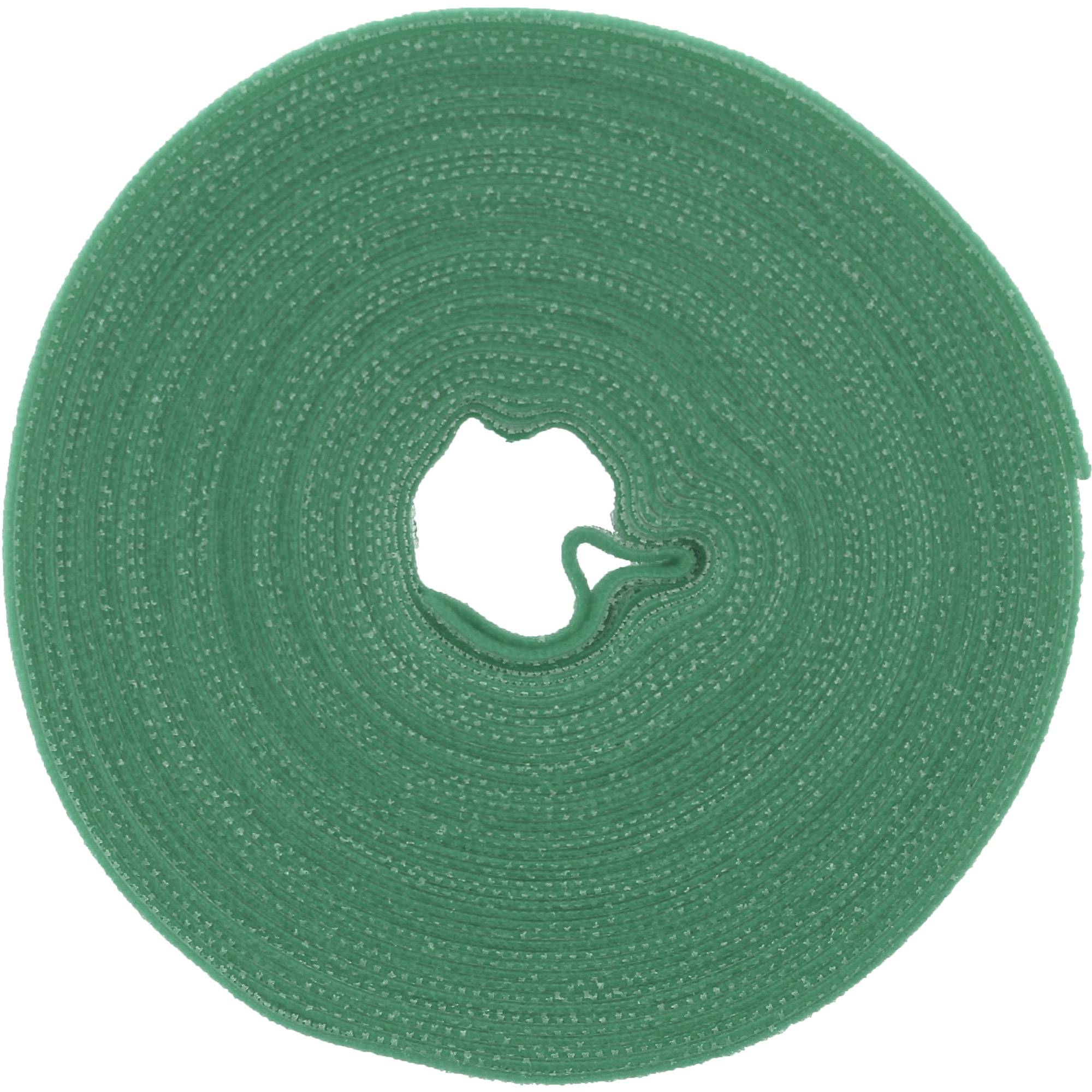 INLINE - Kabelbinder - Klettverschlussband 16mm - grün - 10m