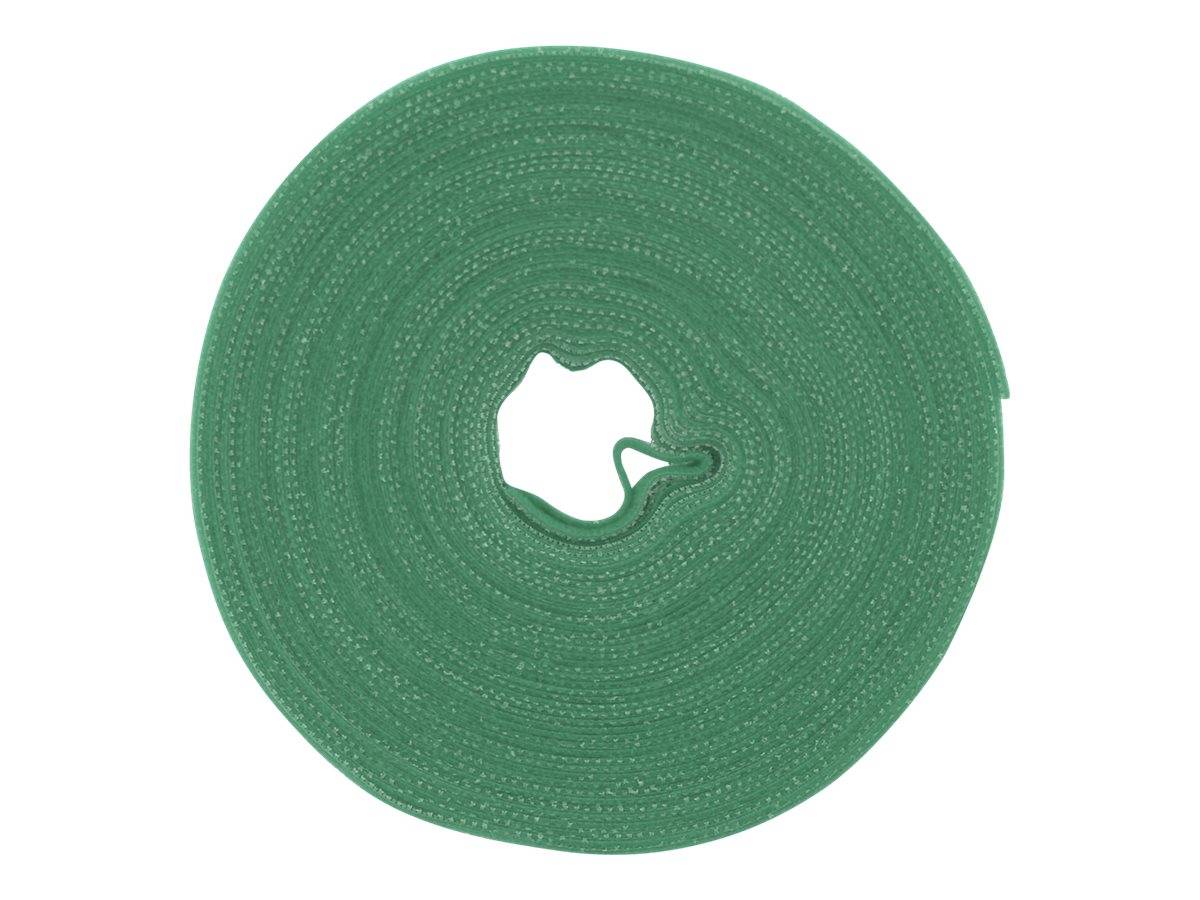 INLINE - Kabelbinder - Klettverschlussband 16mm - grün - 10m