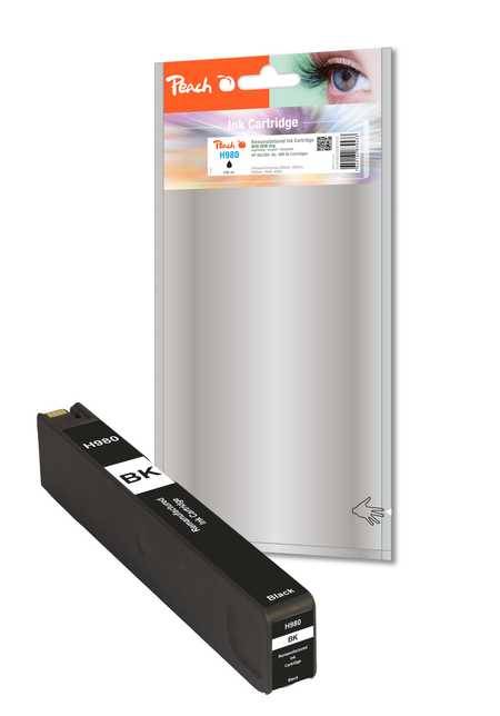 Peach Schwarz - kompatibel - Tintenpatrone - für HP Officejet Enterprise Color M