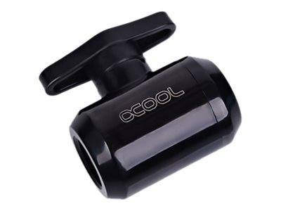Alphacool Eiszapfen 2 Wege Kugelhahn G1/4 - Flüssigkühlsystem manuelles Kugelventil