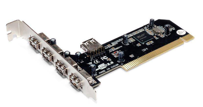 4 + 1 Anschluss USB 2.0 PCI Karte Hauptchip : NEC720101