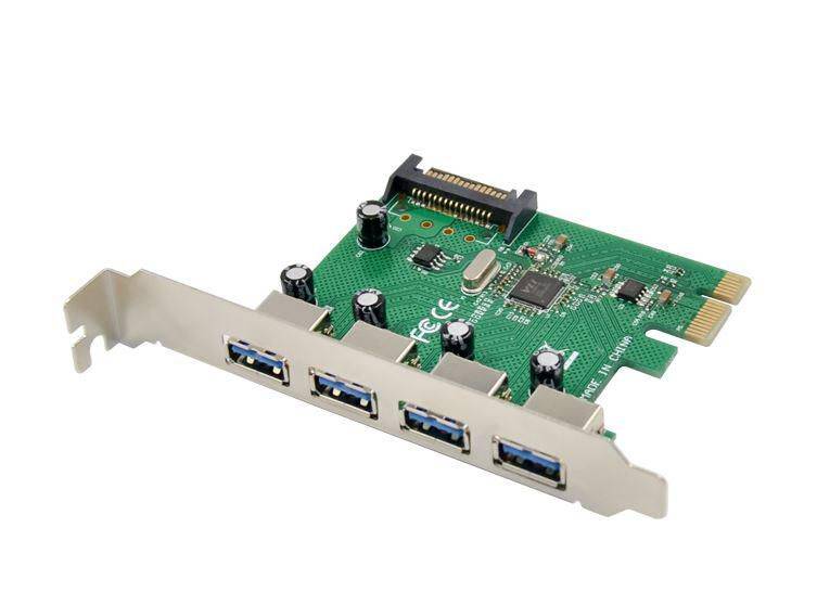 USB 3.0 4 Port PCIe Karte Hauptchip VL805 USB3.0