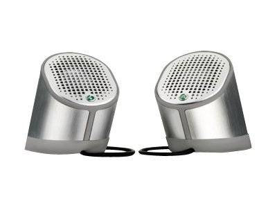 Sony Ericsson MPS-100 - Lautsprecher - tragbar - Grau, Silber - für XPERIA Pureness, Sony Ericsson Elm, Hazel, Jalou, Na