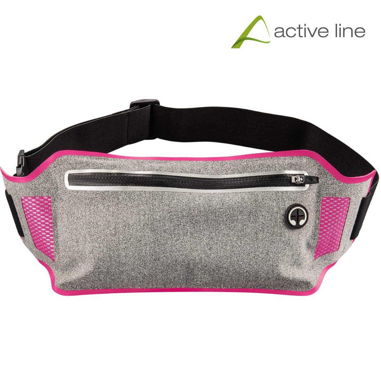 Sport-Hüfttasche Running für Smartphones Grau/Pink