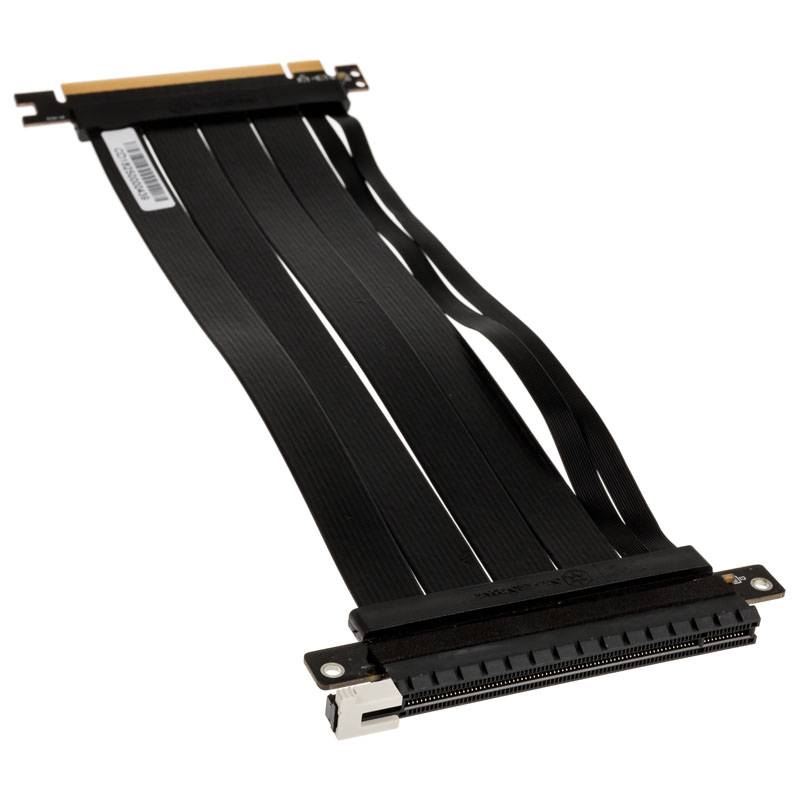 PCIe x16 Riser Flachbandkabel RC03 schwarz für das PIO Gehäuse