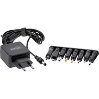 INLINE - Universal Steckernetzteil - 5V/15W - mit 8 Wechselsteckern Micro-USB USB-C