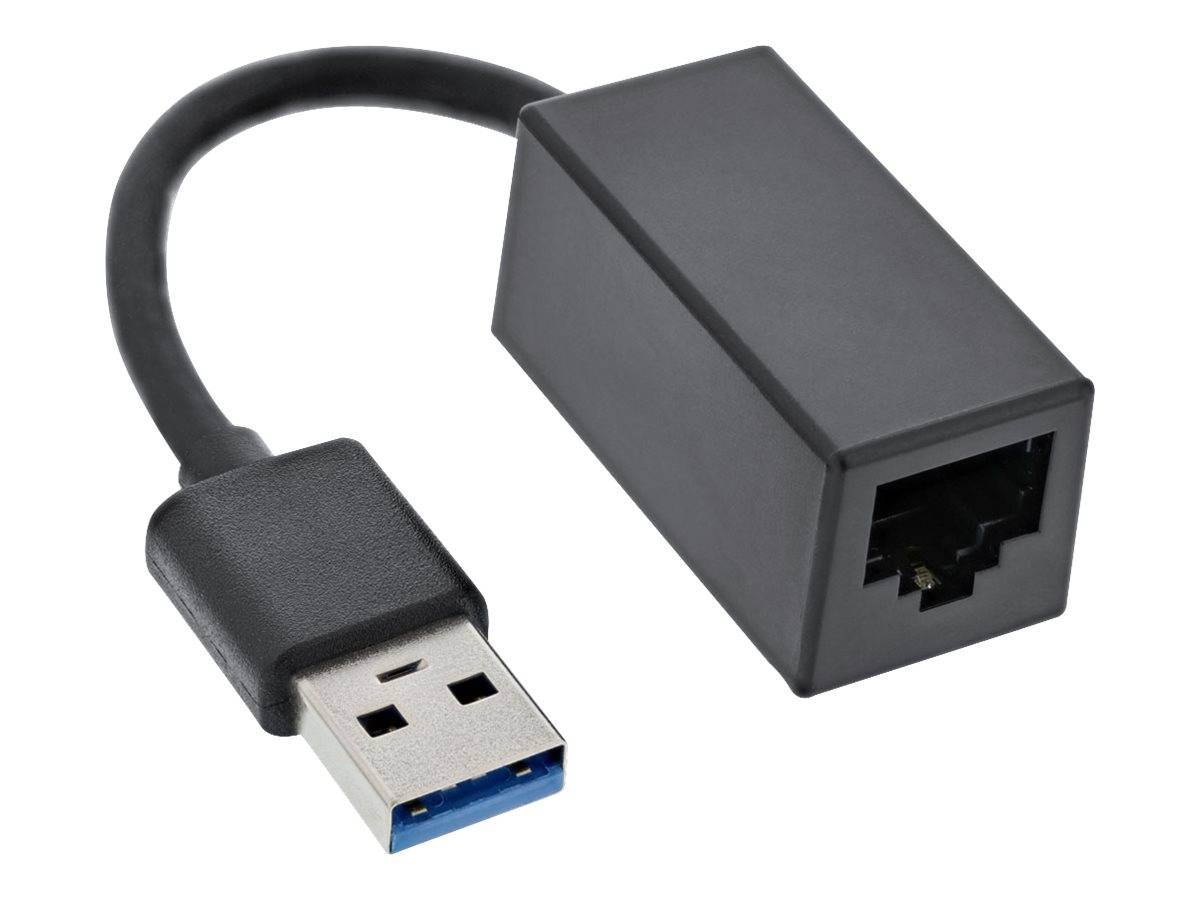 INLINE - USB 3.2 Netzwerkadapter Kabel - Gigabit Netzwerk - USB-A