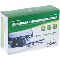 INLINE - Universal Reinigungstücher nass/trocken für Kopfhörer und Monitore