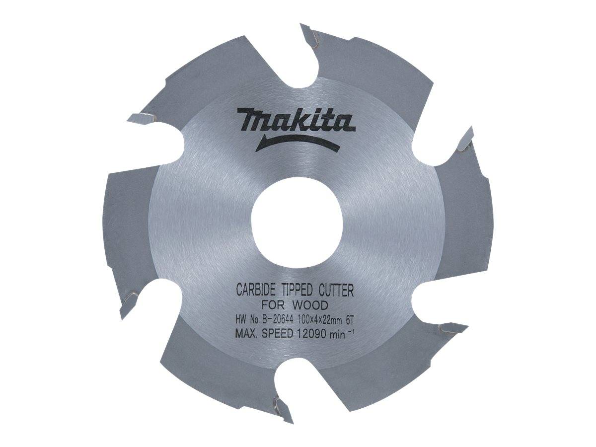 Makita Scheibennutfräser - für Holz - 100 mm - 6 Zähne - für P/N: DPJ180ZJ