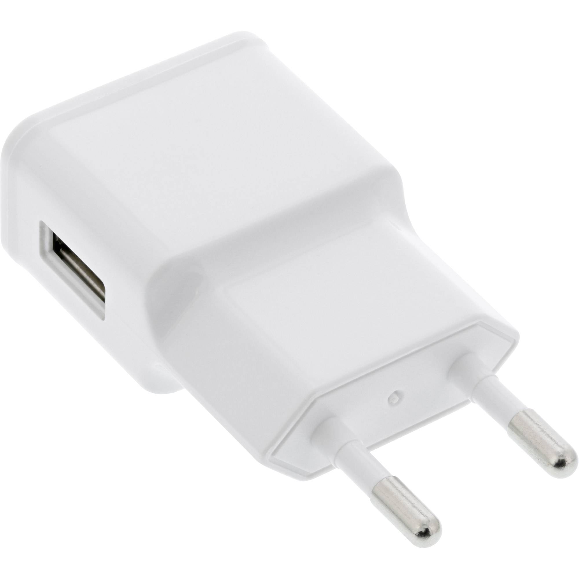 INLINE - USB Ladegerät Single - Netzteil - 100-240V zu 5V/1,2A - weiß