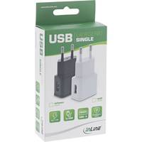 INLINE - USB Ladegerät Single - Netzteil - 100-240V zu 5V/1,2A - schwarz